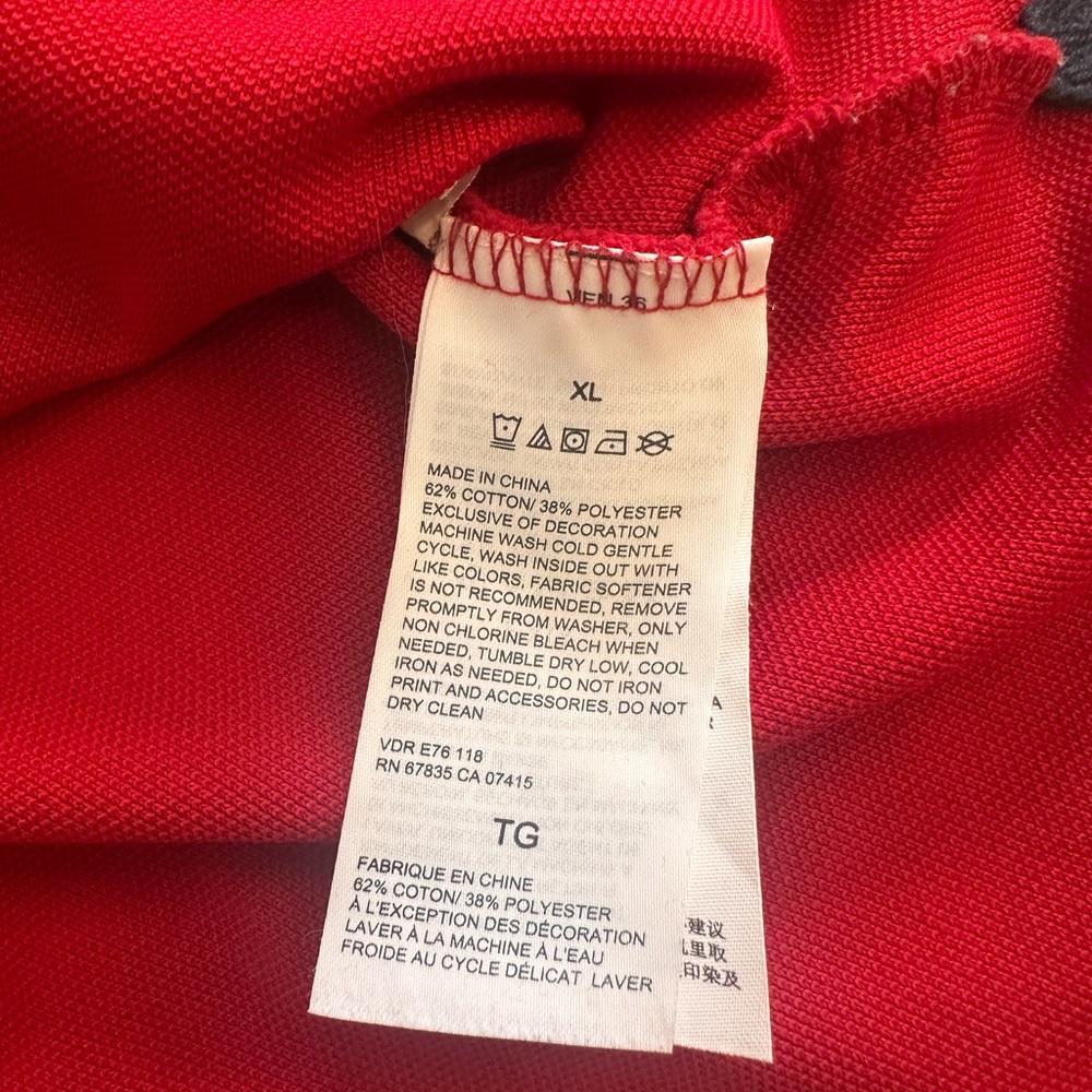 Nautica Performance Deck Polo Shirt Classic Fit in Red - Picture 5 of 7